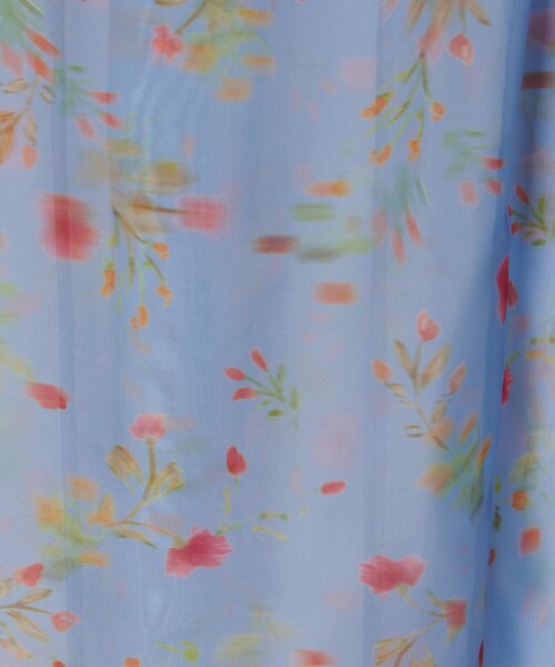 EMMEL REFINES（エメルリファインズ）の「＜EMMEL REFINES＞EM フラワープリント シアー キャミ ワンピース（ワンピース・レディース・ライトブルー/ブラック・M/S）」の17枚目の写真