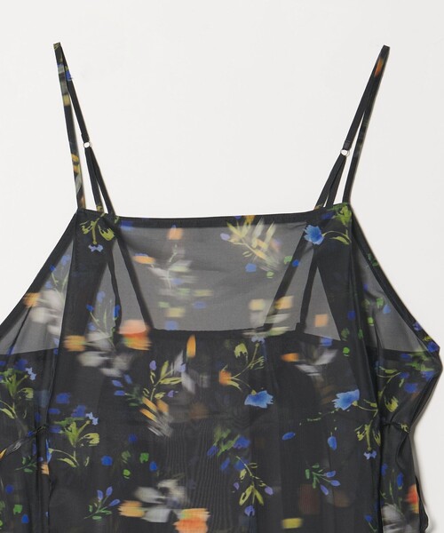 EMMEL REFINES（エメルリファインズ）の「＜EMMEL REFINES＞EM フラワープリント シアー キャミ ワンピース（ワンピース・レディース・ライトブルー/ブラック・M/S）」の20枚目の写真