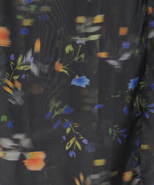 EMMEL REFINES（エメルリファインズ）の「＜EMMEL REFINES＞EM フラワープリント シアー キャミ ワンピース（ワンピース・レディース・ライトブルー/ブラック・M/S）」の21枚目の写真