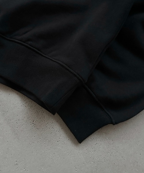 kutir（クティール）の「EMBROIDERY DESIGN HENLEY NECK SWEAT／刺繍デザインヘンリーネックスウェット（スウェット・メンズ・ブラック/その他/杢グレー/ネイビー・LARGE/MEDIUM）」の18枚目の写真