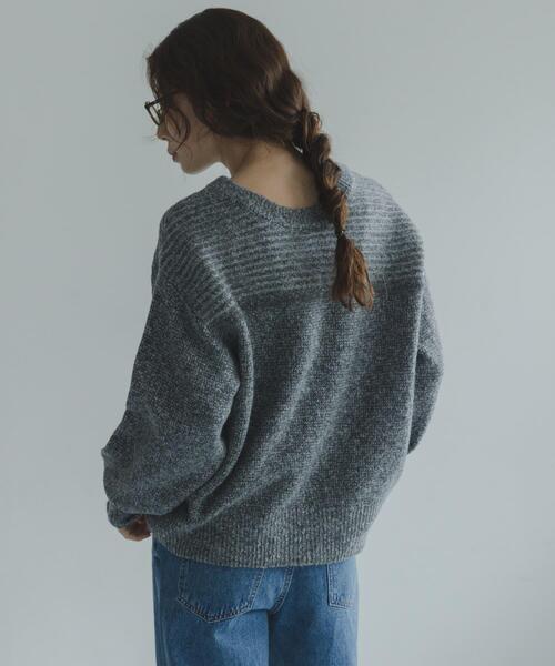 URBAN RESEARCH Sonny Label(アーバンリサーチサニーレーベル)の「Wフェイス2wayニットプルオーバー(ニット/セーター・レディース・オフホワイト/グレー/ブルー・FREE)」の7枚目の写真