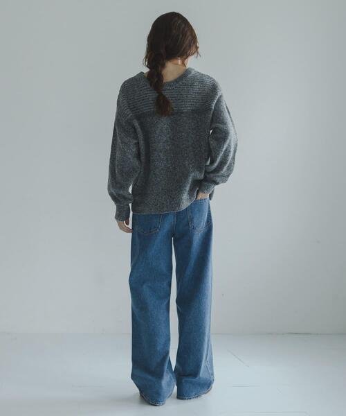 URBAN RESEARCH Sonny Label(アーバンリサーチサニーレーベル)の「Wフェイス2wayニットプルオーバー(ニット/セーター・レディース・オフホワイト/グレー/ブルー・FREE)」の10枚目の写真