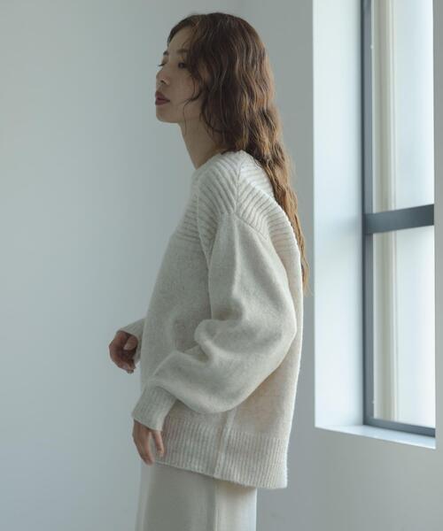 URBAN RESEARCH Sonny Label(アーバンリサーチサニーレーベル)の「Wフェイス2wayニットプルオーバー(ニット/セーター・レディース・オフホワイト/グレー/ブルー・FREE)」の16枚目の写真