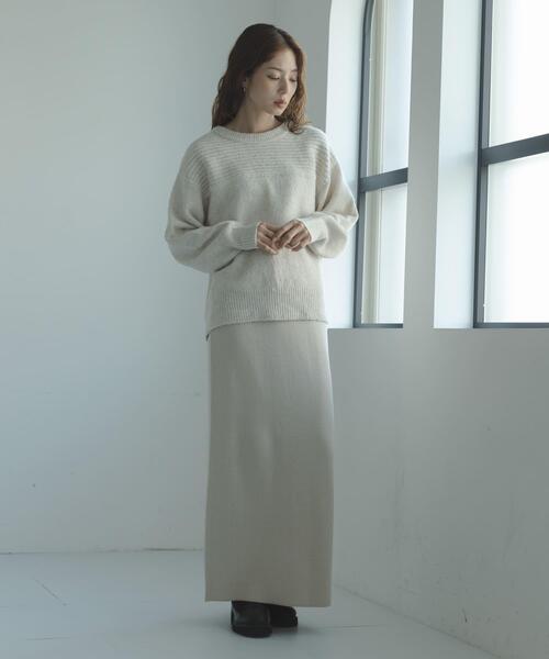 URBAN RESEARCH Sonny Label(アーバンリサーチサニーレーベル)の「Wフェイス2wayニットプルオーバー(ニット/セーター・レディース・オフホワイト/グレー/ブルー・FREE)」の17枚目の写真