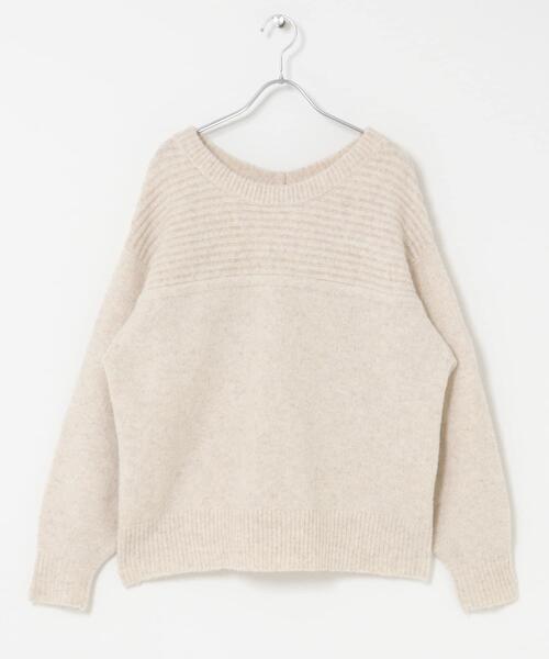 URBAN RESEARCH Sonny Label(アーバンリサーチサニーレーベル)の「Wフェイス2wayニットプルオーバー(ニット/セーター・レディース・オフホワイト/グレー/ブルー・FREE)」の20枚目の写真