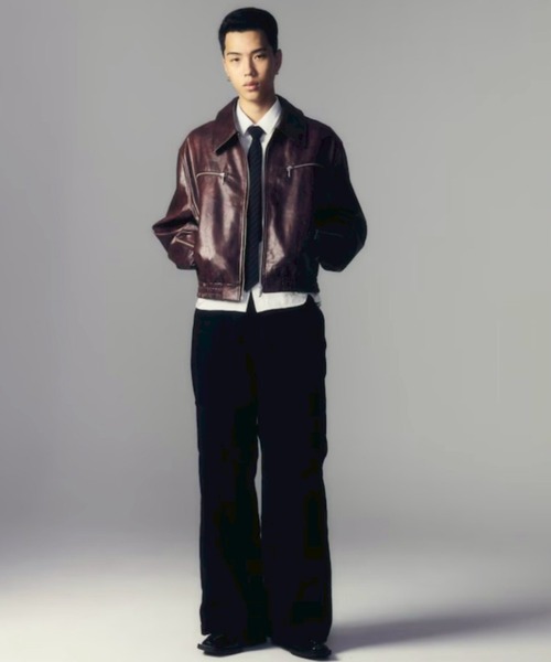CS（シーエス）の「【CS】cotton wide twill pants / 【シーエス】コットンワイドツイルパンツ（その他パンツ・メンズ・ブラック・01/00）」の4枚目の写真