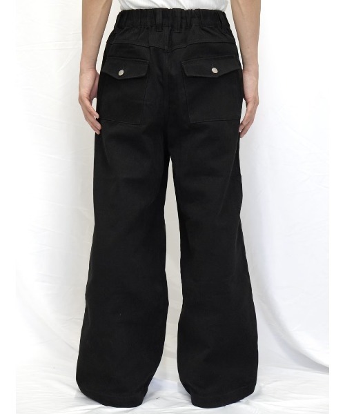 CS（シーエス）の「【CS】cotton wide twill pants / 【シーエス】コットンワイドツイルパンツ（その他パンツ・メンズ・ブラック・01/00）」の18枚目の写真