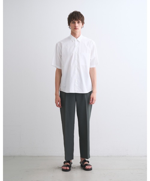 Traditional Weatherwear(トラディショナルウェザーウェア)の「KESWICK S/S(シャツ/ブラウス・メンズ・サックスブルー/ホワイト・L/M/S)」の4枚目の写真