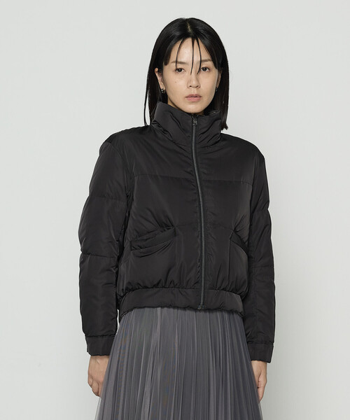 コムサ（COMME CA）/〔 TALLサイズ 〕 ドビーガンクラブチェック リバーシブルショートダウンブルゾン セール】〔 TALLサイズ 〕 ドビーガンクラブチェック リバーシブル