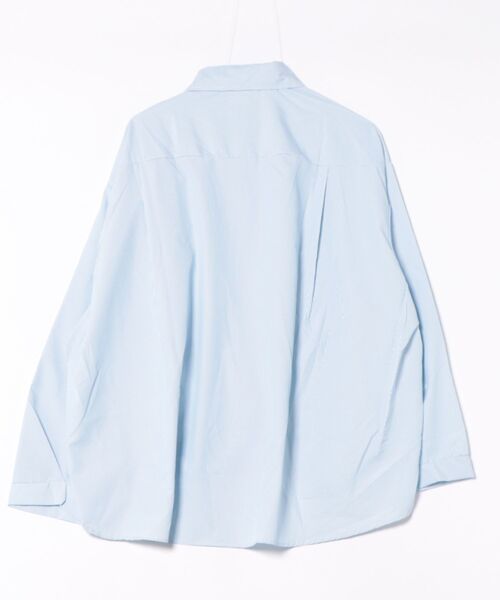 VIBGYOR Women(ヴィブジョー ウィメン)の「【Mayree】 ストライプ ビッグシルエット 長袖 シャツ(シャツ/ブラウス・レディース・ブルー/イエロー・MEDIUM/LARGE/X-LARGE)」の3枚目の写真