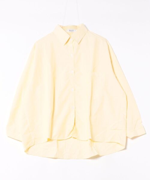 VIBGYOR Women(ヴィブジョー ウィメン)の「【Mayree】 ストライプ ビッグシルエット 長袖 シャツ(シャツ/ブラウス・レディース・ブルー/イエロー・MEDIUM/LARGE/X-LARGE)」の9枚目の写真