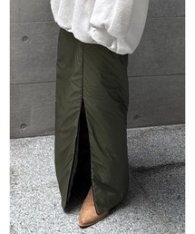 PADDED ZIPUP SKIRT