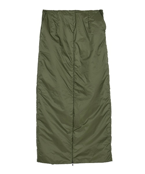 ELCHELE(エルチェレ)の「PADDED ZIPUP SKIRT(スカート・レディース・ブラック/オリーブ・36/38)」の5枚目の写真