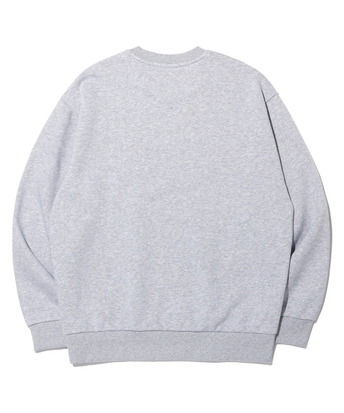 RAYFIKERS(レイフィカース)の「ブリスロゴパッチスウェットMQ6TU137_MELANGE GREY(スウェット・メンズ・その他・100/95/105)」の2枚目の写真