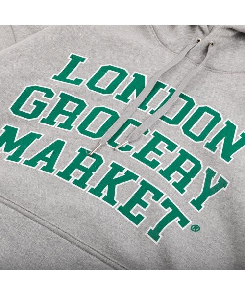 LONDON GROCERY MARKET(ロンドングローサリーマーケット)の「College Logo Heavyweight Hoodie (Grey)(パーカー・メンズ・その他・M/L)」の5枚目の写真
