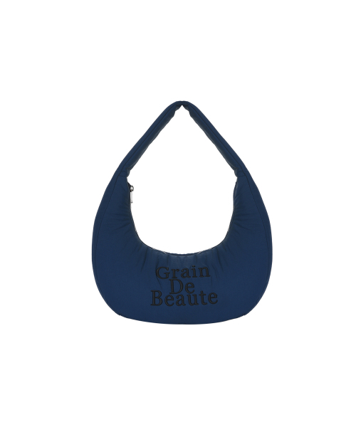 GRAIN DE BEAUTE（グランデボーテ）の「BORSA HOBO M [NAVY]（ショルダーバッグ・レディース・ネイビー・M）」の2枚目の写真