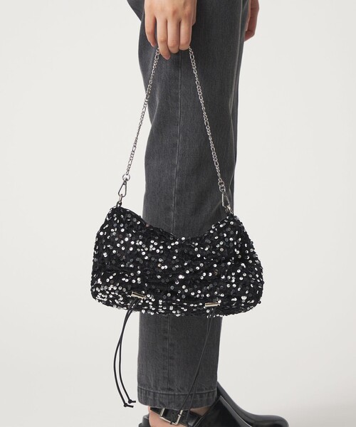 SY UNITED ARROWS(シーユナイテッドアローズ)の「<SY> ギャザーハンド(ショルダーバッグ・レディース・シルバー/ゴールド/その他1・FREE)」の4枚目の写真