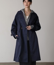 shetila（シェティラ）の「コットンポリエステルツイル ロングトレンチコート（トレンチコート）」