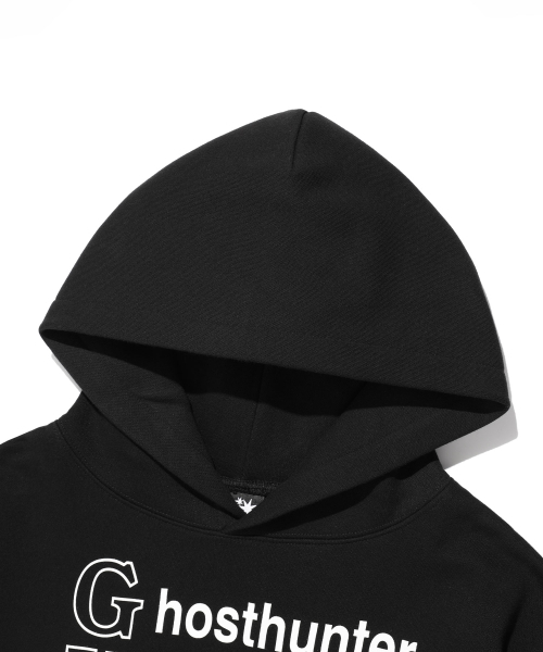 NICE GHOST CLUB(ナイスゴーストクラブ)の「LINE POEM HOODIE_BLACK(NG2EFUM421A)(パーカー・レディース・ブラック・S/M/L)」の3枚目の写真