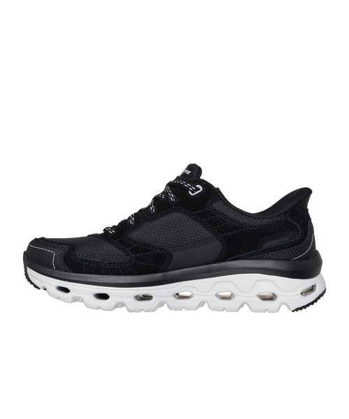 SKECHERS(スケッチャーズ)の「スケッチャーズ スリップインズ:グライドステップ ソール - パラダイス バレー(スニーカー・レディース・ブラック×ブラック/ベージュ/ピンク・23cm/23.5cm/24cm/24.5cm/25cm)」の5枚目の写真