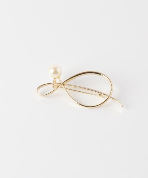 URBAN RESEARCH DOORS（アーバンリサーチドアーズ）の「パールブローチ（ブローチ/コサージュ・レディース・ゴールド/シルバー・ONE）」の4枚目の写真