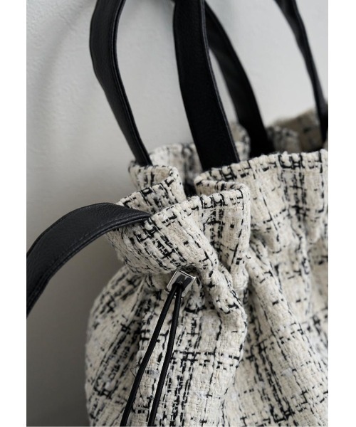 LUDICRUM(ルーディクルム)の「Tweed tote bag(トートバッグ・レディース・オフホワイト・FREE)」の13枚目の写真