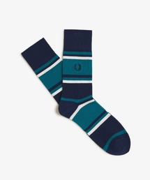 FRED PERRY(�t���b�h�y���[)��Tennis Stripes Socks�^�e�j�X�X�g���C�v�\�b�N�X(�\�b�N�X/�C��)