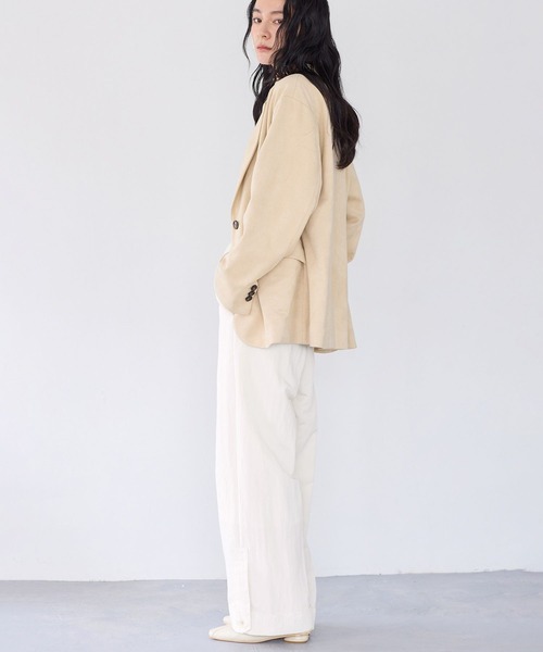 VIS(ビス)の「エアタンロールアップパンツ/イージーケア・防シワ(その他パンツ・レディース・キナリ/チャコールグレー・M/S)」の9枚目の写真