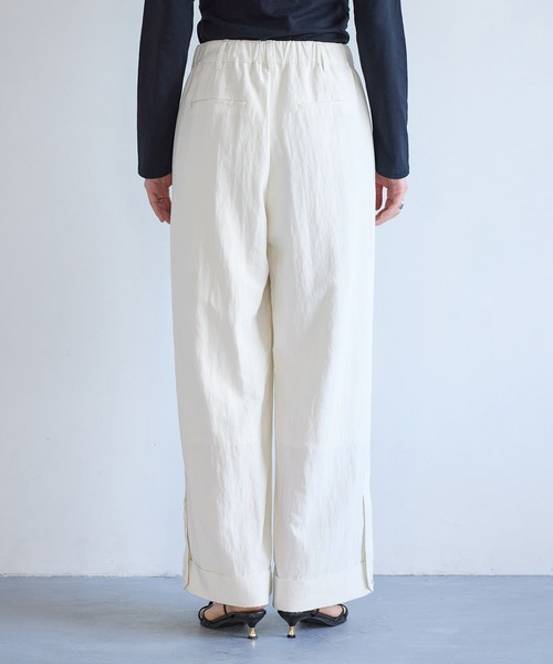 VIS(ビス)の「エアタンロールアップパンツ/イージーケア・防シワ(その他パンツ・レディース・キナリ/チャコールグレー・M/S)」の18枚目の写真