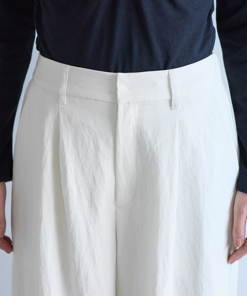 VIS(ビス)の「エアタンロールアップパンツ/イージーケア・防シワ(その他パンツ・レディース・キナリ/チャコールグレー・M/S)」の19枚目の写真