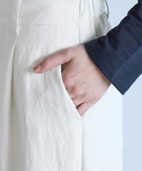 VIS(ビス)の「エアタンロールアップパンツ/イージーケア・防シワ(その他パンツ・レディース・キナリ/チャコールグレー・M/S)」の21枚目の写真