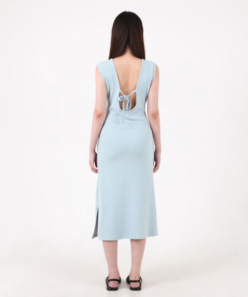 KATHARSIS(カタルシス)の「ワッフルタンクトップバックレスロングワンピースライトブルー ONE SIZE(ワンピース・レディース・その他・ONE SIZE)」の4枚目の写真