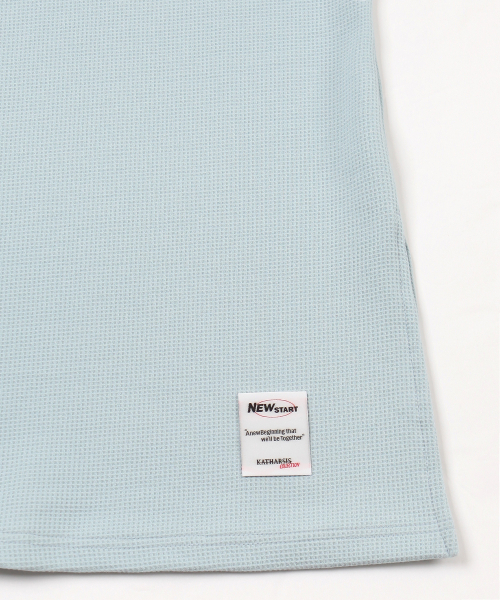 KATHARSIS(カタルシス)の「ワッフルタンクトップバックレスロングワンピースライトブルー ONE SIZE(ワンピース・レディース・その他・ONE SIZE)」の6枚目の写真