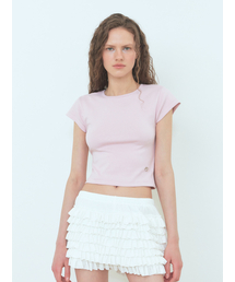 Cap Sleeve T-Shirt Pink