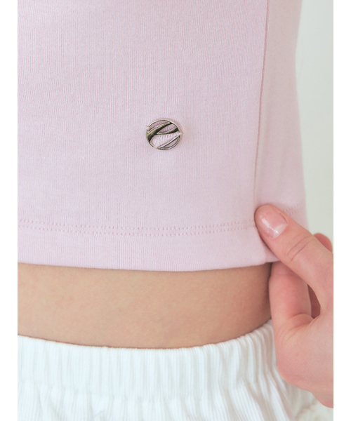ETMON(エトモン)の「Cap Sleeve T-Shirt Pink(Tシャツ/カットソー・レディース・その他・FREE)」の3枚目の写真