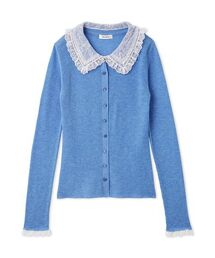 FRAY I.D | レースカラーニットカーディガン(カーディガン/ボレロ)