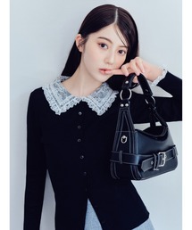 FRAY I.D | レースカラーニットカーディガン(カーディガン/ボレロ)