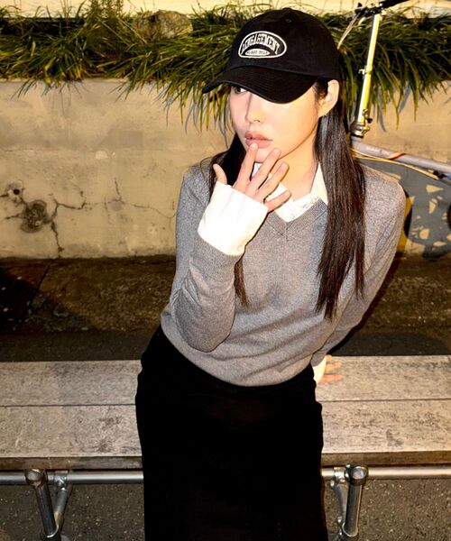 MUSINSA STANDARD WOMAN（ムシンサスタンダードウーマン）の「ウィメンズ CP マキシスカート [ブラック]（スカート・レディース・その他・LARGE/MEDIUM/SMALL/X-SMALL/X-LARGE）」の6枚目の写真