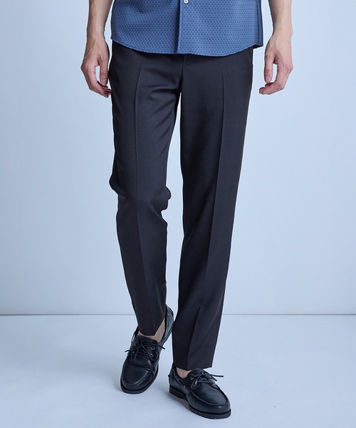 UNION STATION（ユニオンステーション）の「ポリエステルトロピカルスリムイージー＜ハンドウォッシャブル＞（その他パンツ・メンズ・ブラック/グレー/ベージュ・M/LL/L/S）」の2枚目の写真