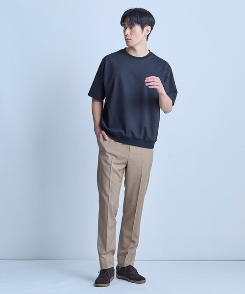 UNION STATION（ユニオンステーション）の「ポリエステルトロピカルスリムイージー＜ハンドウォッシャブル＞（その他パンツ・メンズ・ブラック/グレー/ベージュ・M/LL/L/S）」の6枚目の写真