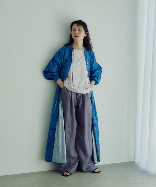 ADIEU TRISTESSE（アデュートリステス）の「【3月お気に入り登録ブランド内1位】kazumiさんコラボ　リバティプリントワンピース（ワンピース・レディース・ブルー系その他/ブラック系その他・40/38）」の13枚目の写真