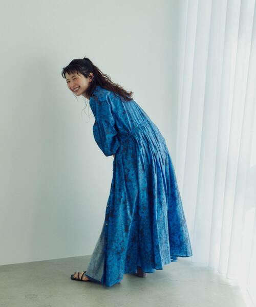 ADIEU TRISTESSE（アデュートリステス）の「【3月お気に入り登録ブランド内1位】kazumiさんコラボ　リバティプリントワンピース（ワンピース・レディース・ブルー系その他/ブラック系その他・40/38）」の15枚目の写真