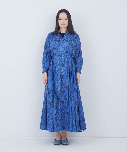 ADIEU TRISTESSE（アデュートリステス）の「【3月お気に入り登録ブランド内1位】kazumiさんコラボ　リバティプリントワンピース（ワンピース・レディース・ブルー系その他/ブラック系その他・40/38）」の18枚目の写真