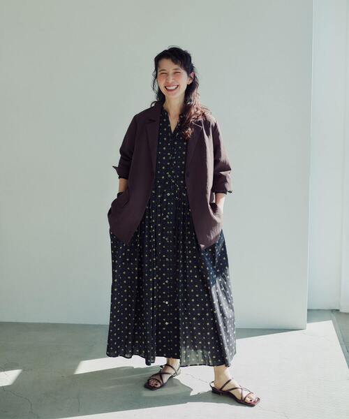 ADIEU TRISTESSE（アデュートリステス）の「【3月お気に入り登録ブランド内1位】kazumiさんコラボ　リバティプリントワンピース（ワンピース・レディース・ブルー系その他/ブラック系その他・40/38）」の21枚目の写真