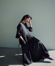 ADIEU TRISTESSE（アデュートリステス）の「kazumiさんコラボ　リバティプリントワンピース（ワンピース）」