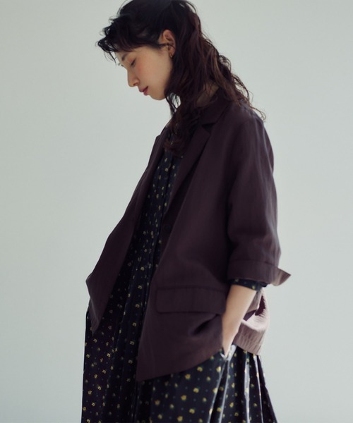 ADIEU TRISTESSE（アデュートリステス）の「【3月お気に入り登録ブランド内1位】kazumiさんコラボ　リバティプリントワンピース（ワンピース・レディース・ブルー系その他/ブラック系その他・40/38）」の10枚目の写真