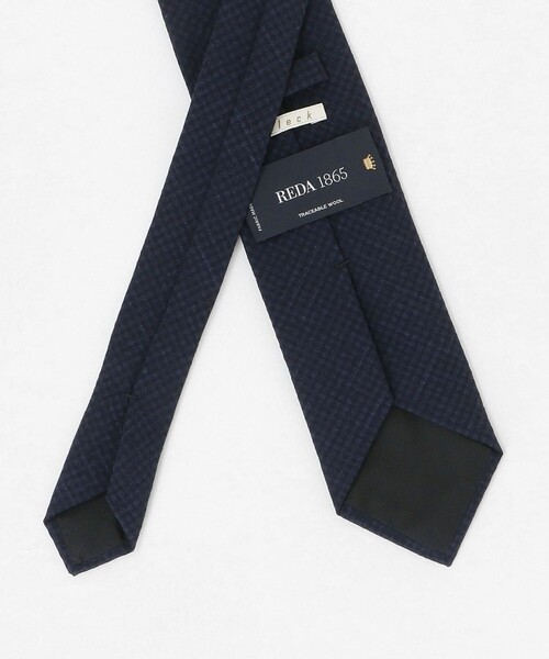 green label relaxing（グリーンレーベルリラクシング）の「＜Bleck＞8.0cm REDA サッカー ネクタイ（ネクタイ・メンズ・ライム/ピンク/モカ/ネイビー・FREE）」の6枚目の写真