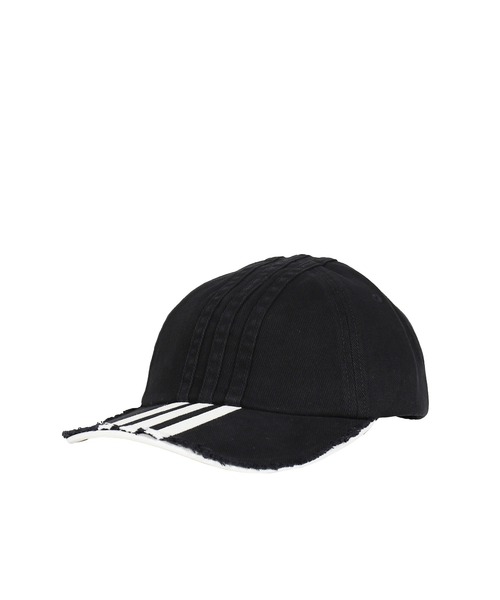 NUBIAN(ヌビアン)の「Y-3 STRIPES CAP(キャップ・レディース・ブラック・OS)」の1枚目の写真