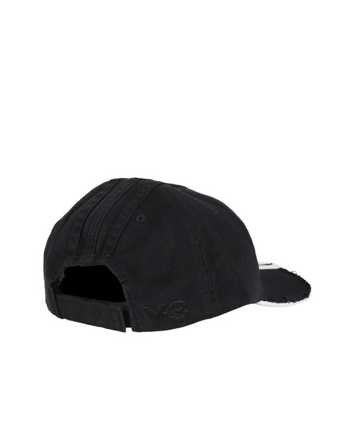 NUBIAN(ヌビアン)の「Y-3 STRIPES CAP(キャップ・レディース・ブラック・OS)」の5枚目の写真