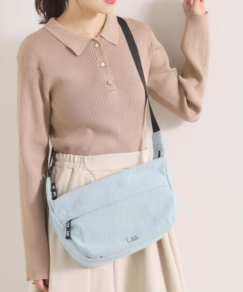 ITS'DEMO(イッツデモ)の「<Lee別注>ミニショルダー(ショルダーバッグ・レディース・ブルー/アイボリー系/ブラック・00)」の1枚目の写真